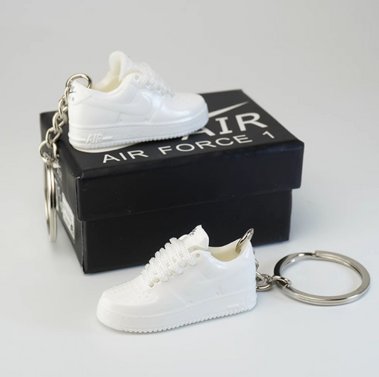 Sneaker Keychain : AF1 White