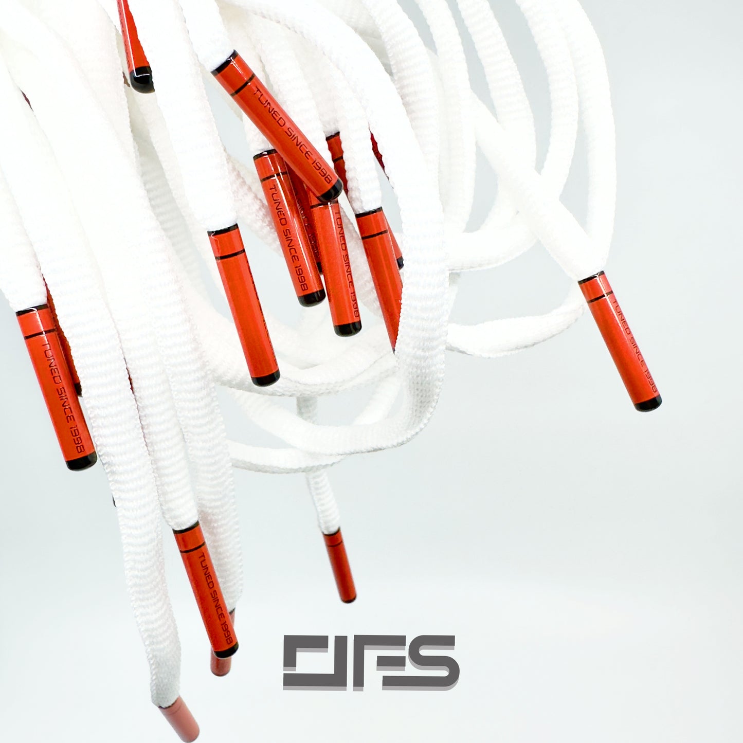 TN Laces Tuned Air Since 1998 Replacement Laces Red / White Pair
