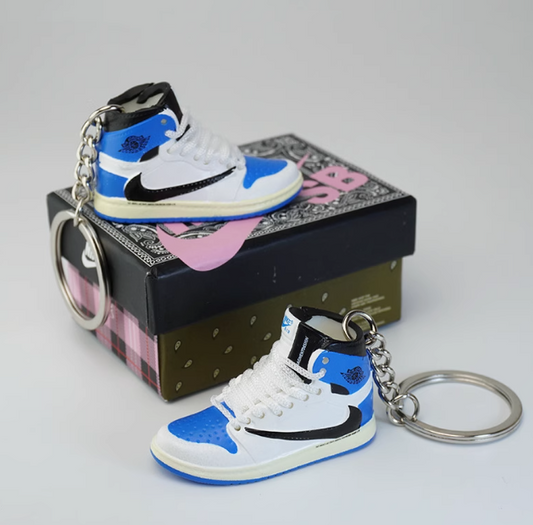 Sneaker Keychain : TS Travis Jordan High Blue