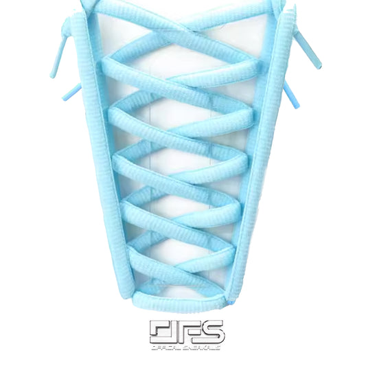Oval Laces - ASICS /  TN Laces 'Baby Blue' (2 For 1)