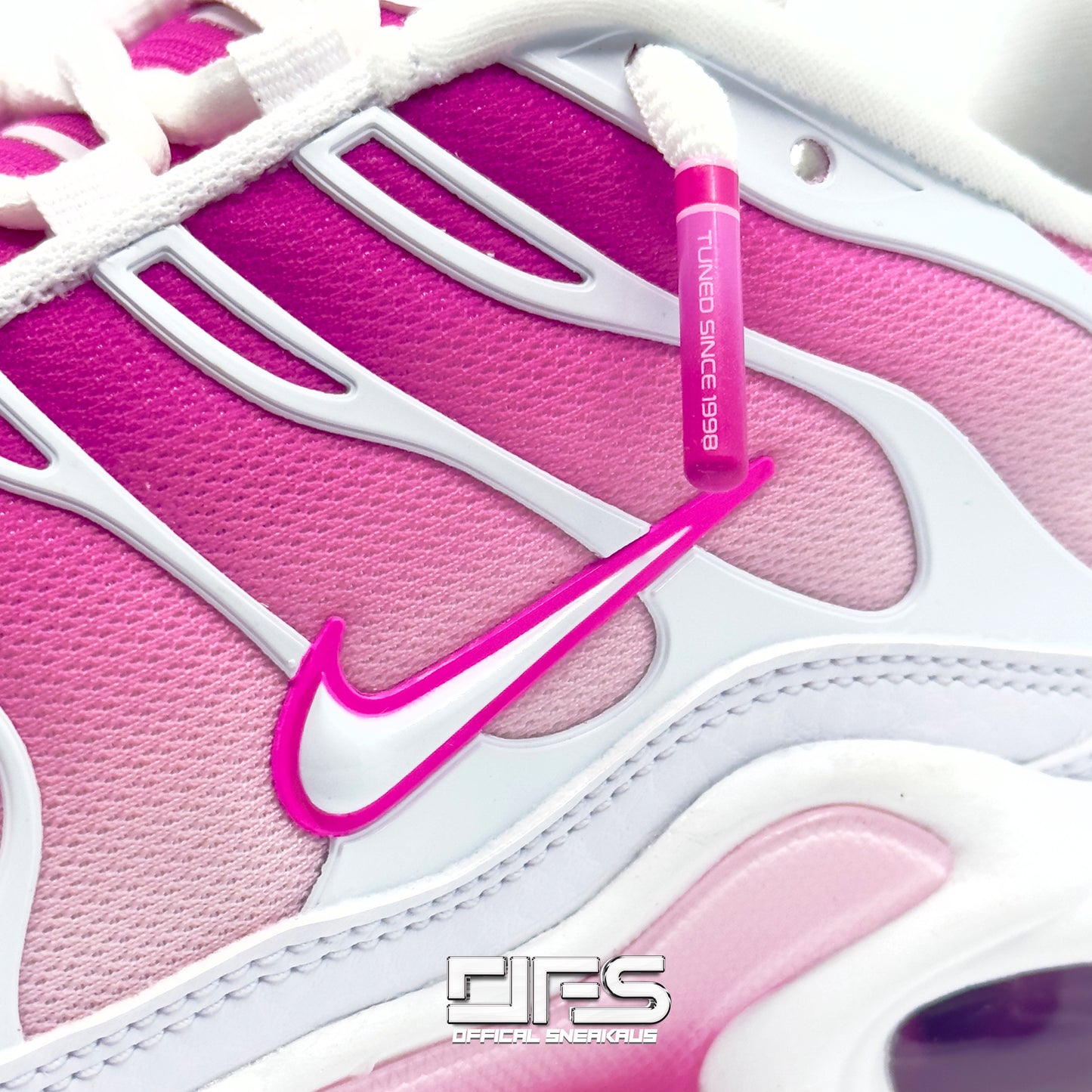 TN Laces Tuned Air Since 1998 Replacement Laces "Pink Fades"