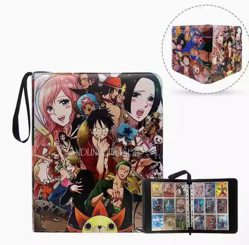 One Piece Premium Leather Album Card Binder: Straw Hat Crew