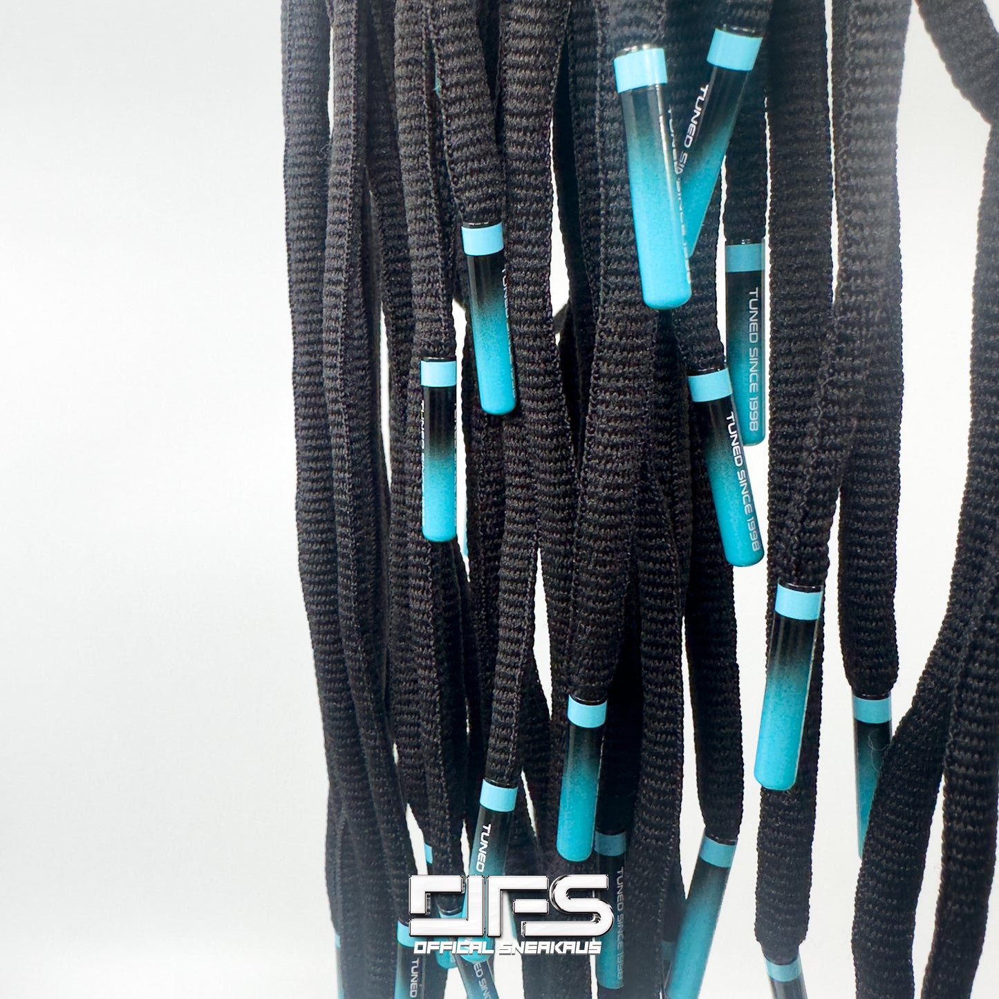 TN Laces Tuned Air Since 1998 Replacement Laces "AQUA FADES"