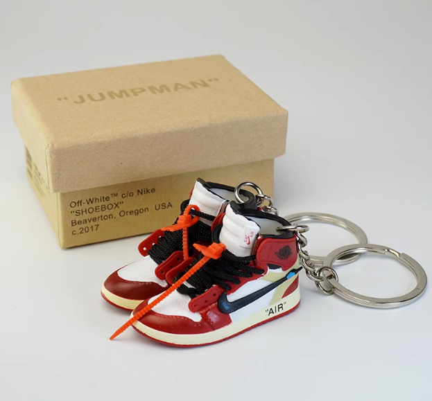 Sneaker Keychain : AJ1 Chicago OffW