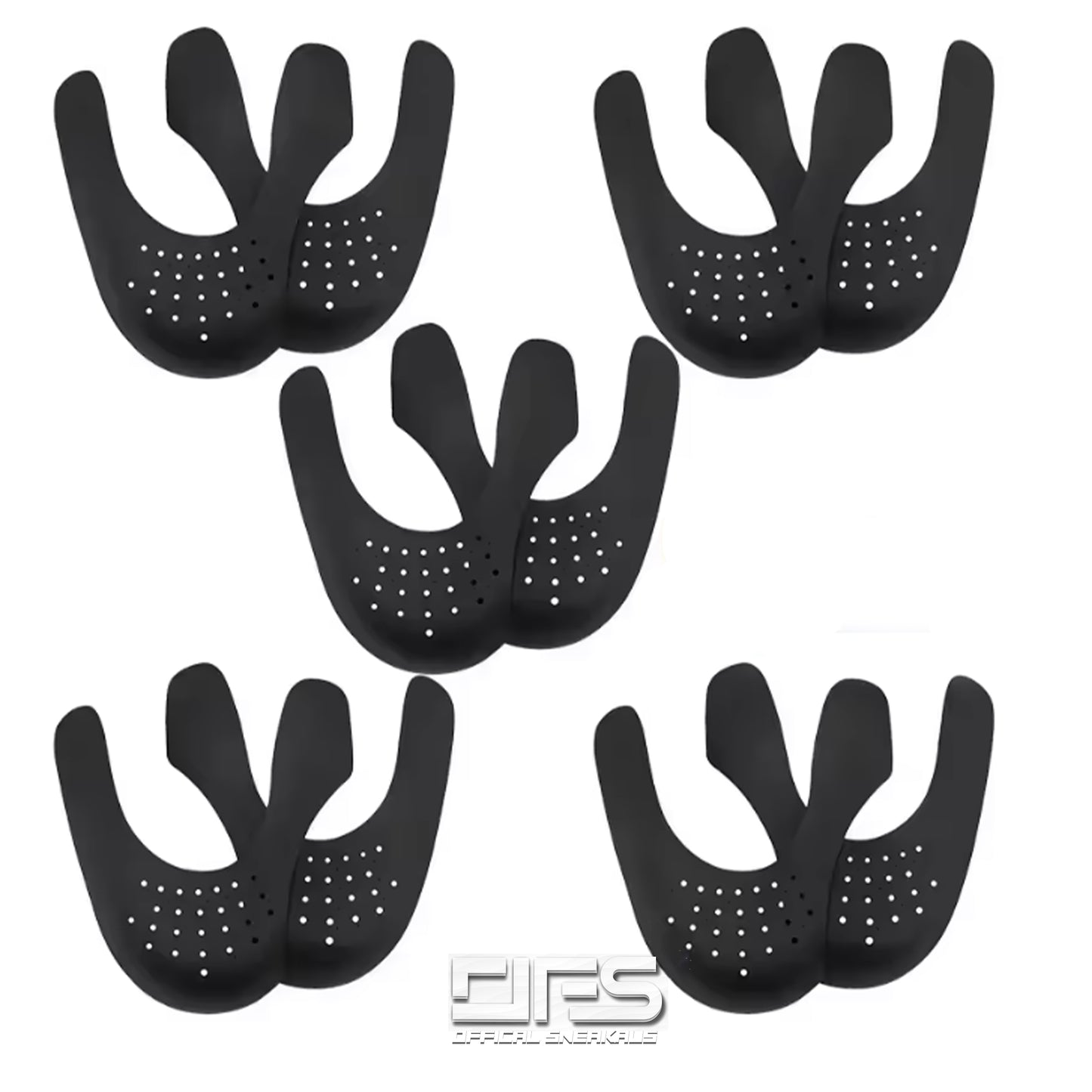 Shoe Crease Protectors 'Black' 2 & 5 PACK