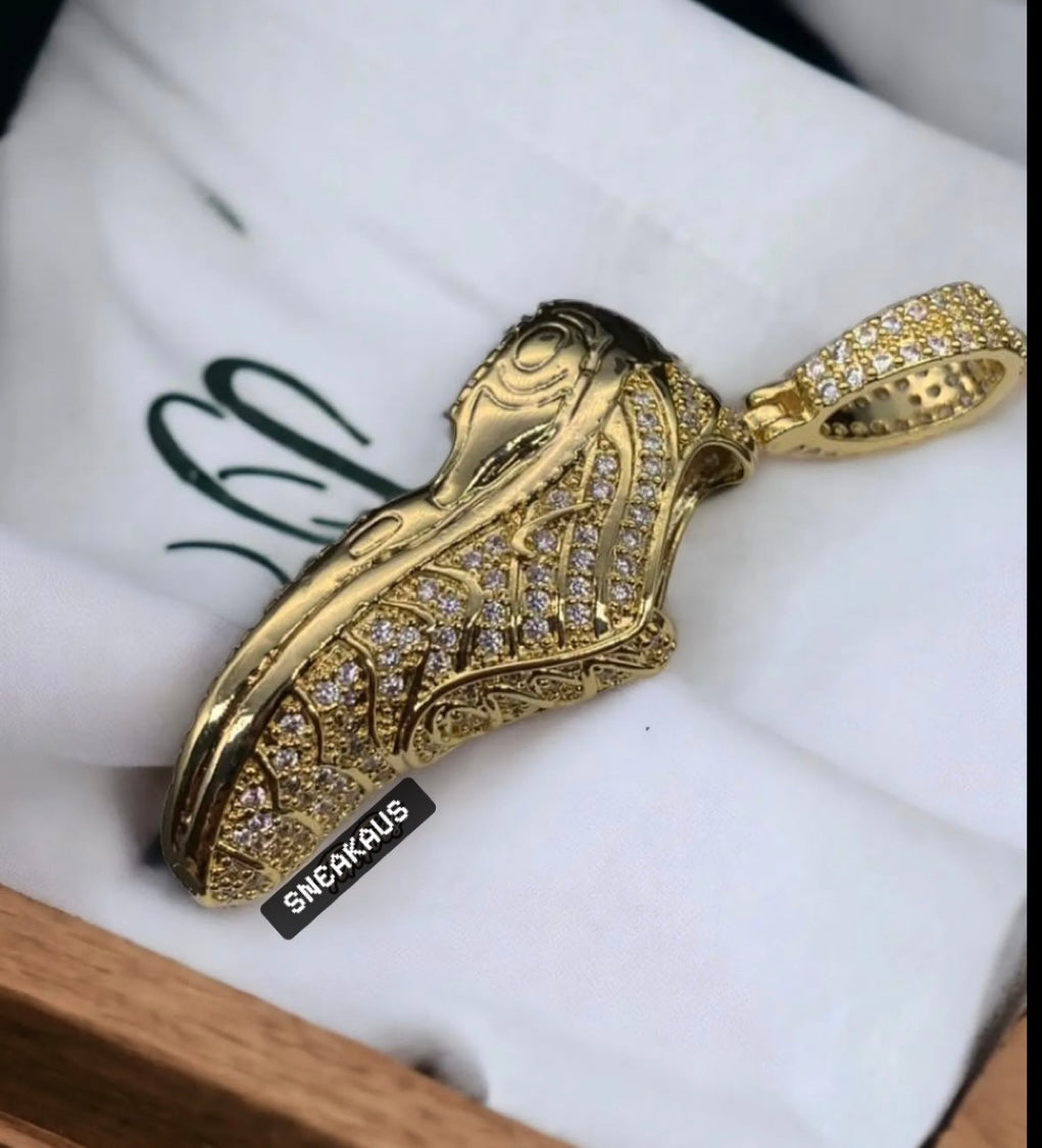TN NECKLACE : Gold Plated Pendant Air Max Plus TN