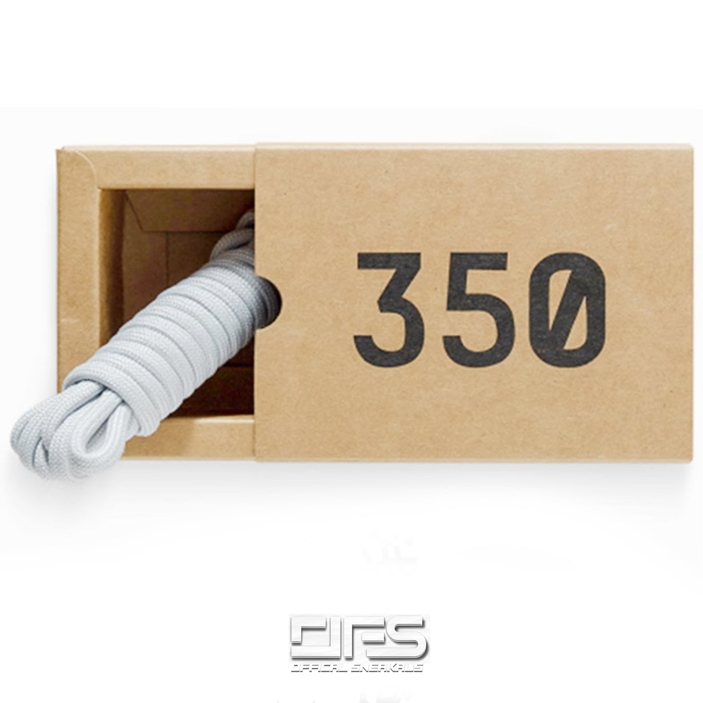 YZY Boost 350 Laces :Light Grey Non-Reflective