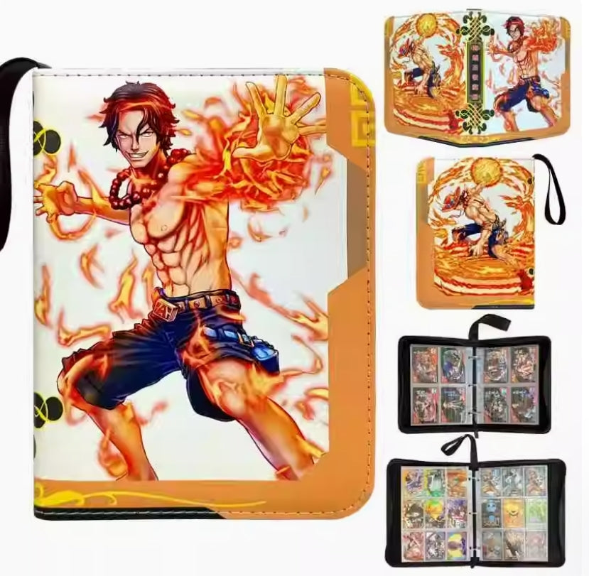 One Piece Premium Leather Album Card Binder: ACE