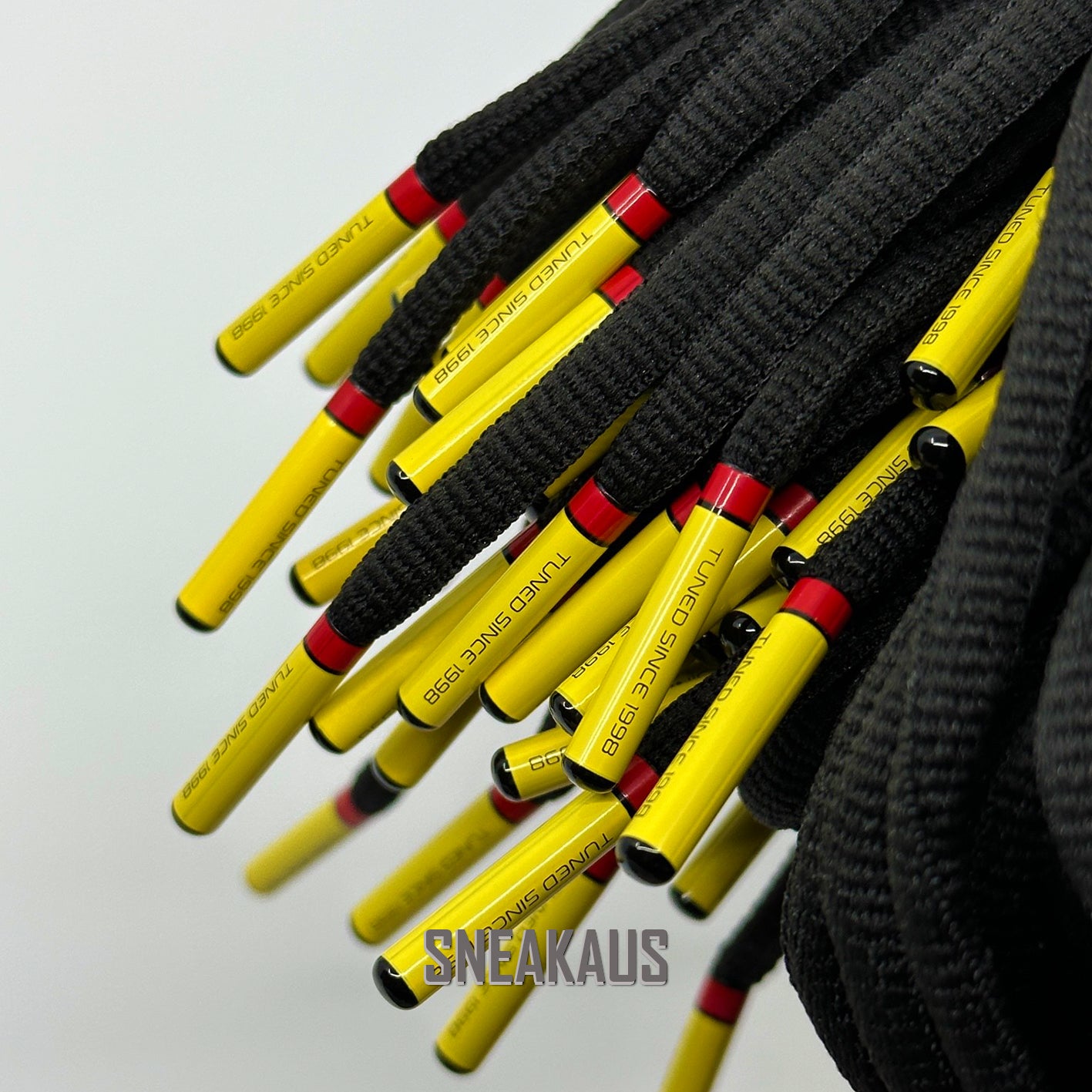 TN Laces Tuned Air Since 1998 Replacement Laces Black / Yellow pair