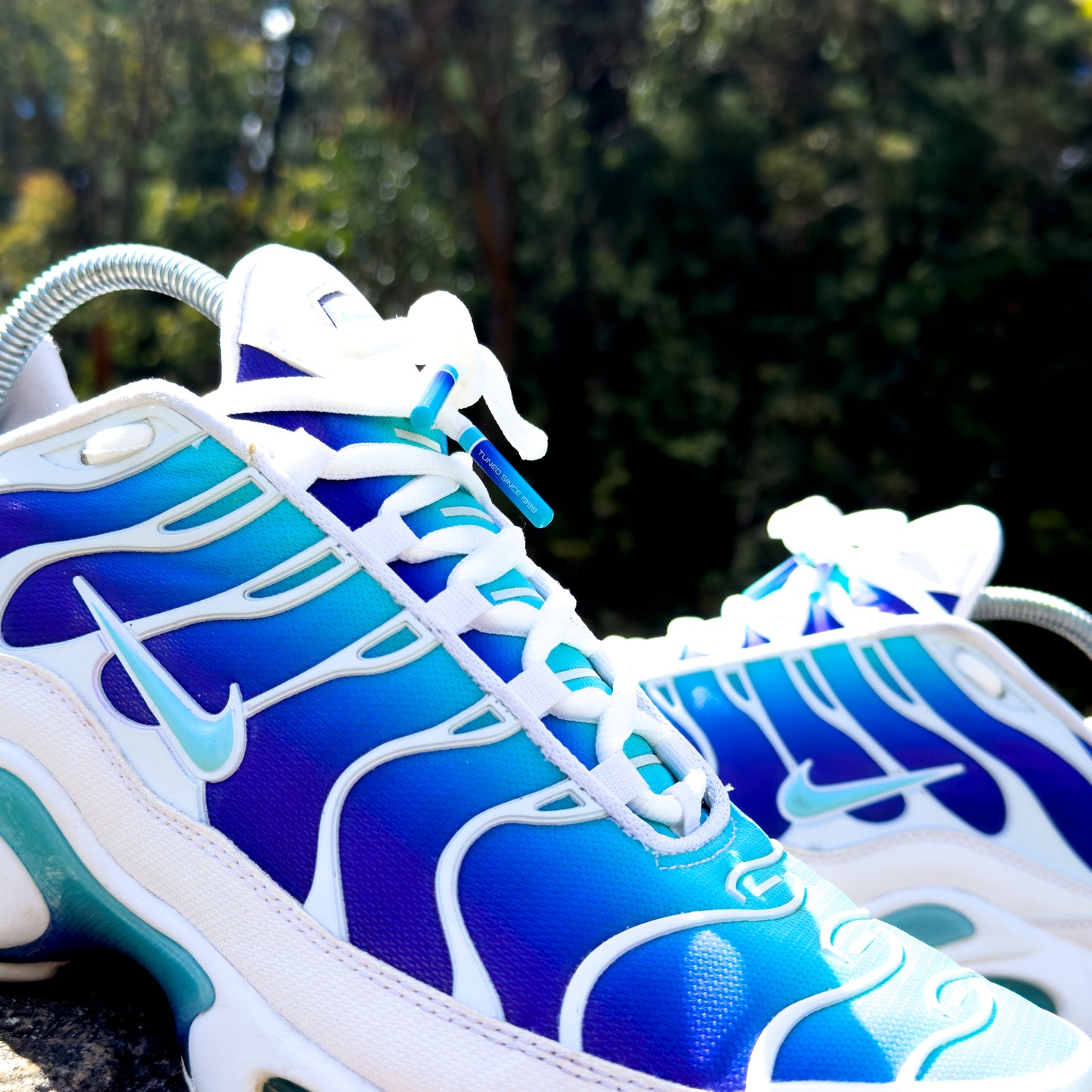 TN Laces Tuned Air Since 1998 Replacement Laces “Bleached Blues” V1