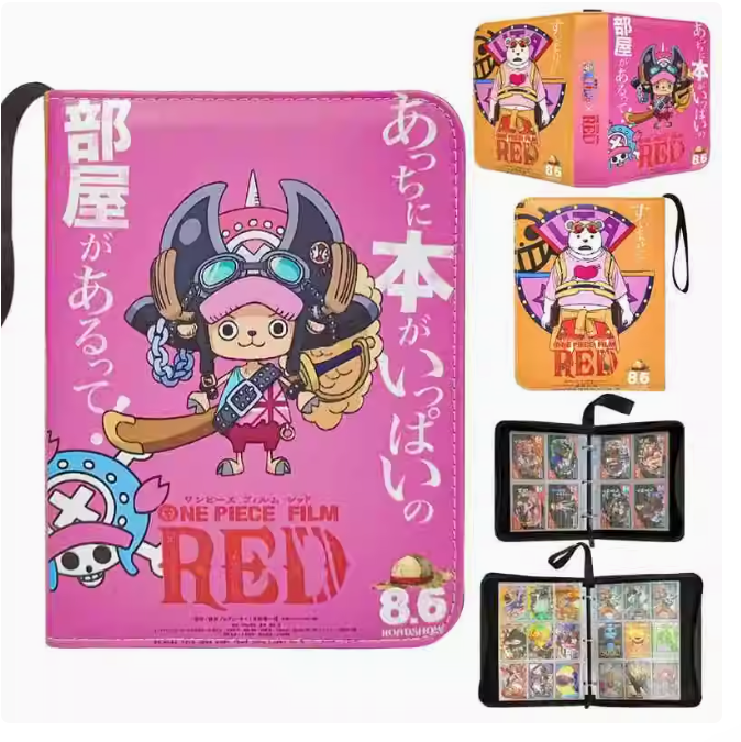 One Piece Premium Leather Album Card Binder: Chopper