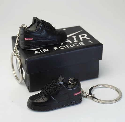Sneaker Keychain : AF1 BLACK SUP