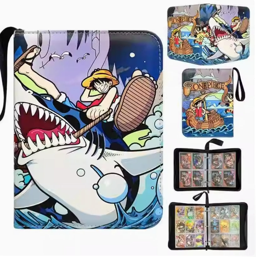 One Piece Premium Leather Album Card Binder: Sailing Luffy