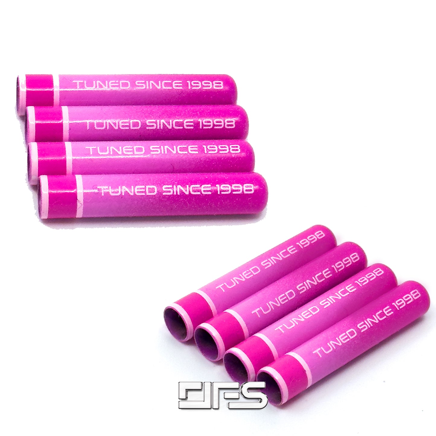 TN Aglet Tips Tuned Since 1998 Replacement Tips : Pink Fades