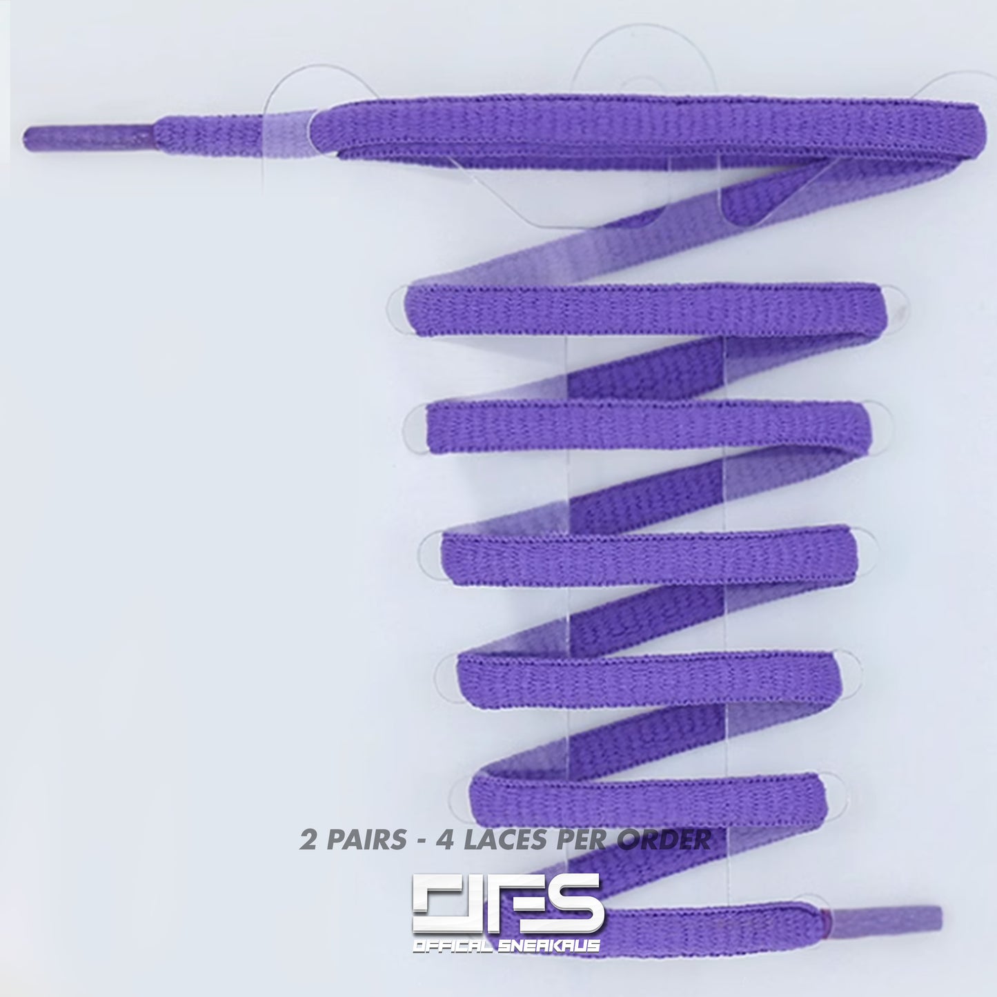 Oval Laces - ASICS / TN Laces 'Purple' (2 For 1)