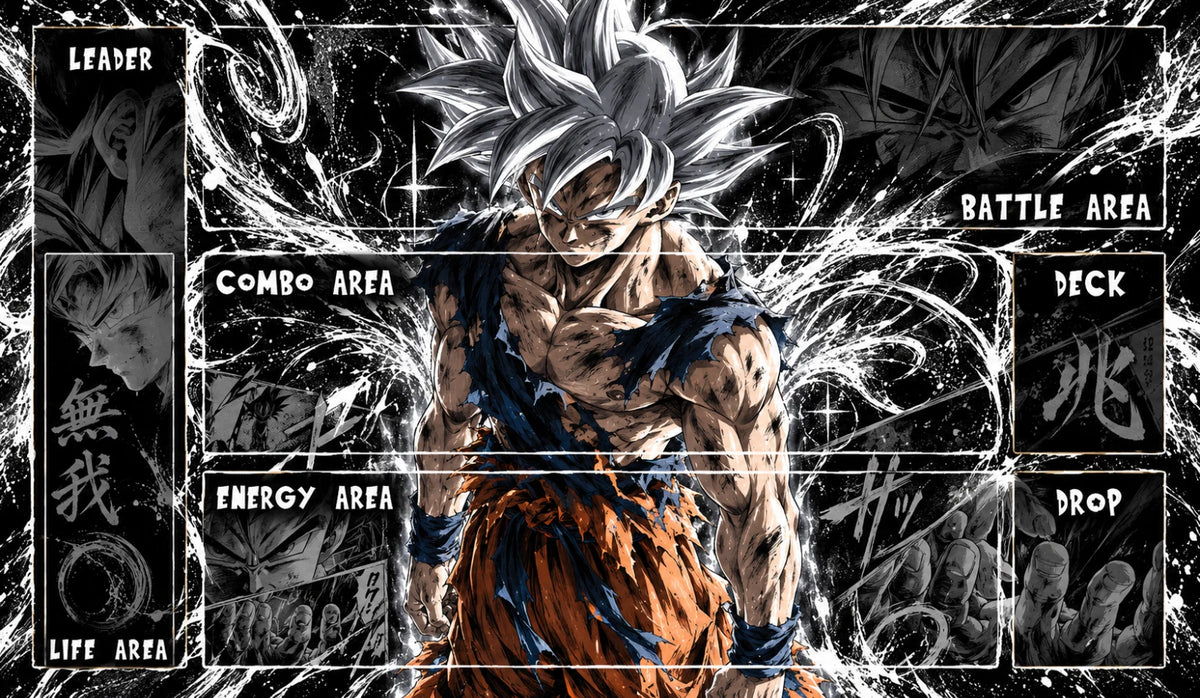 Dragonball Playmat TCG: Goku ultra instinct