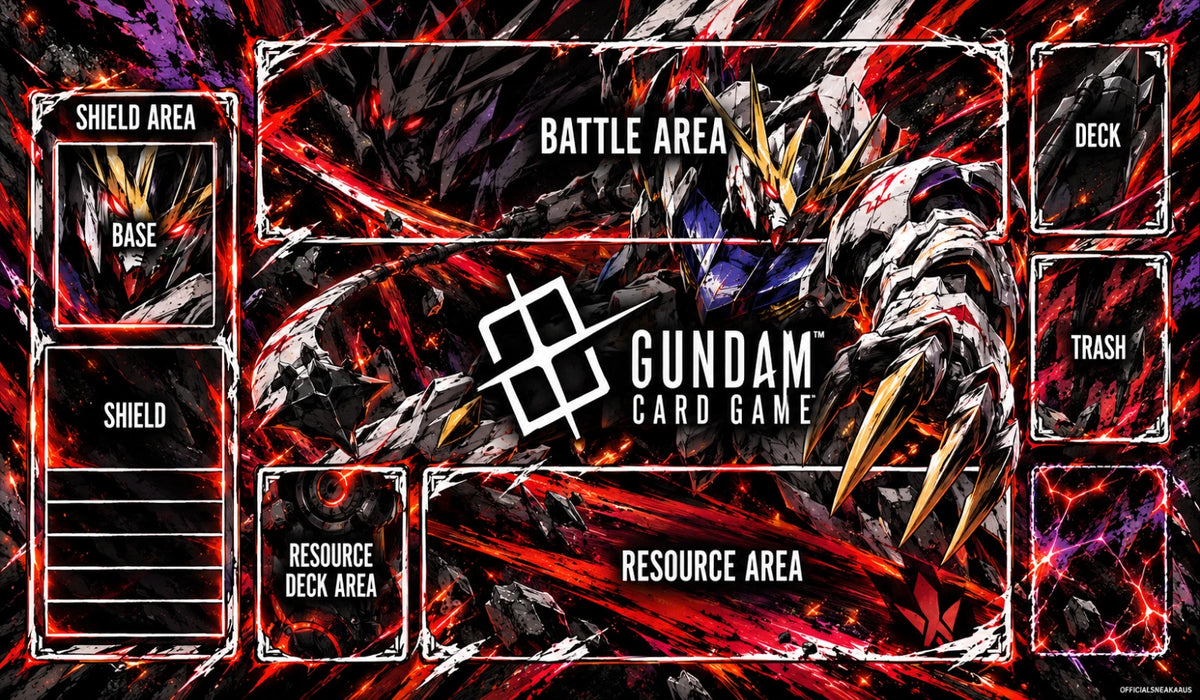 Gundam TCG Playmat: Golden Overdrive