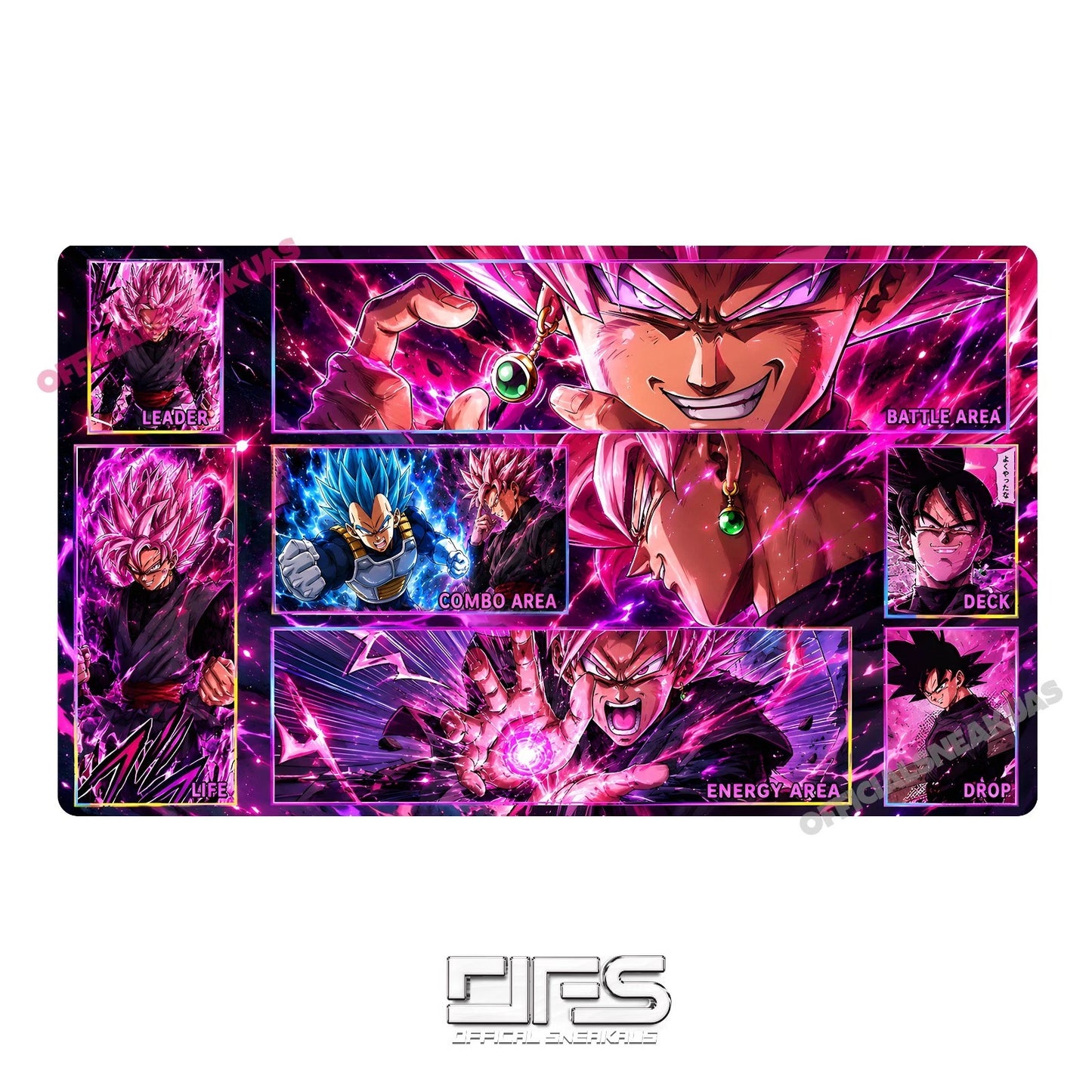 DRAGON BALL Z FUSION WORLDS PLAYMAT GOKU BLACK