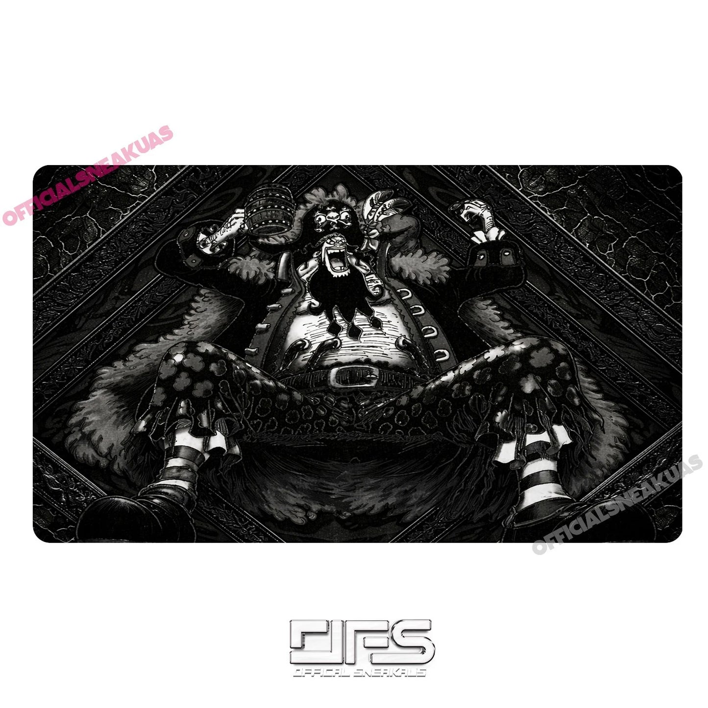 One Piece TCG Play Mat Blackbeard Teach