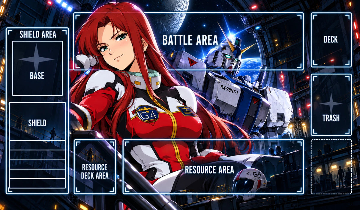 Gundam TCG Playmat Christina Mackenzie