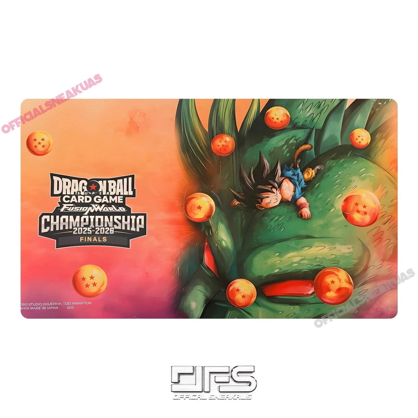 Dragon ball play mat Championship finals