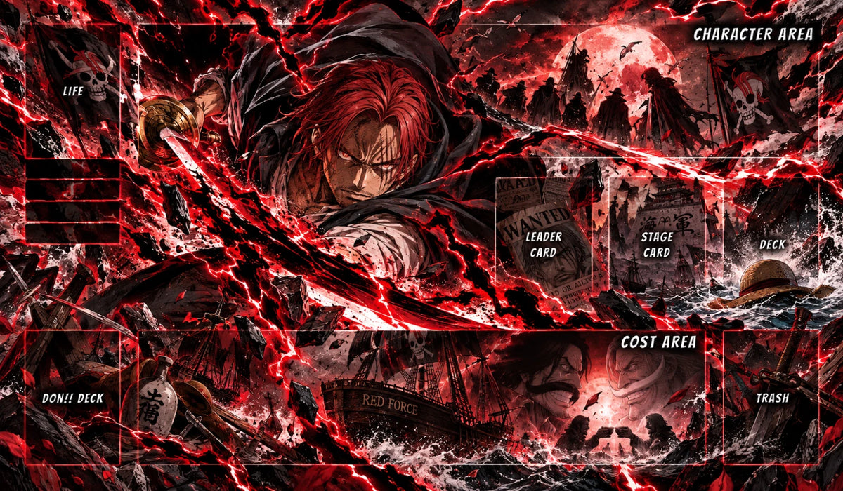 ONE PIECE PLAYMAT Shanks 2