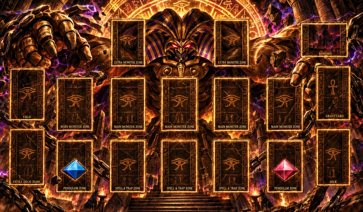 Yugioh TCG Playmat Exodia