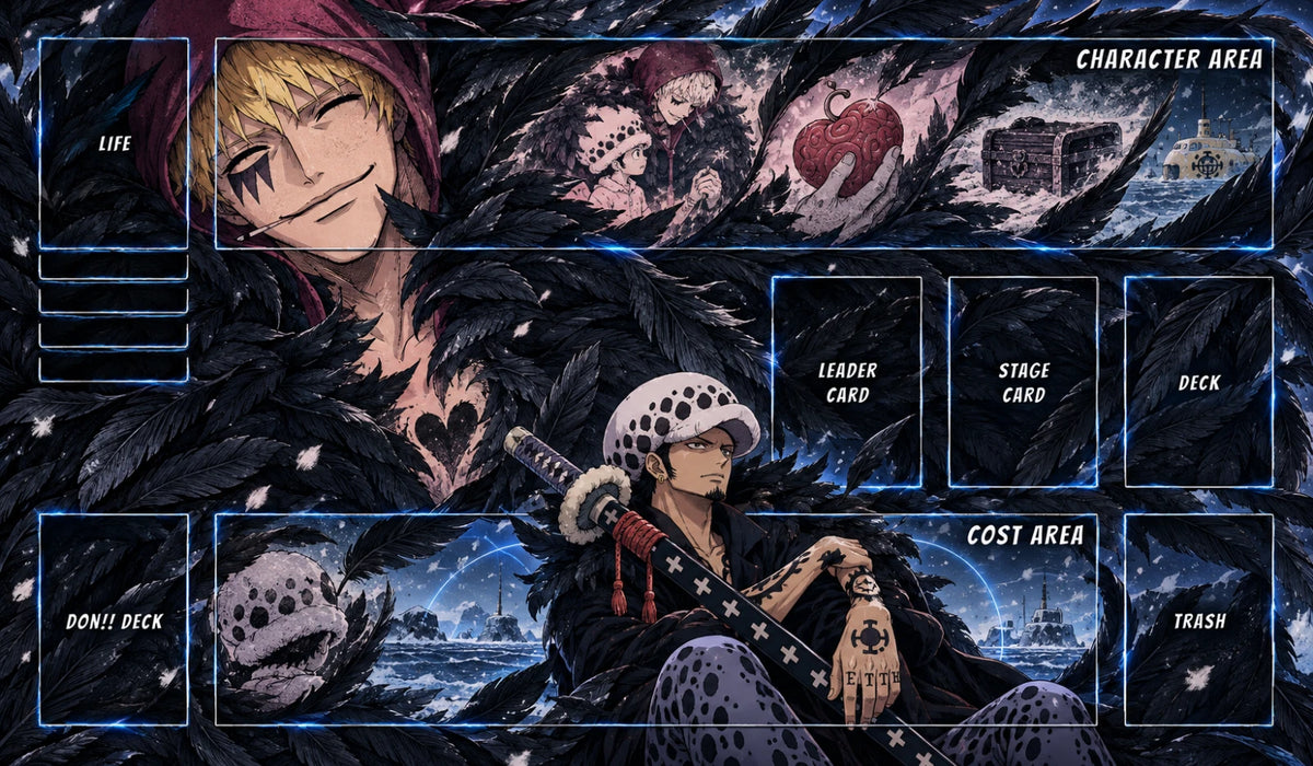 ONE PIECE PLAYMAT Trafalgar Law