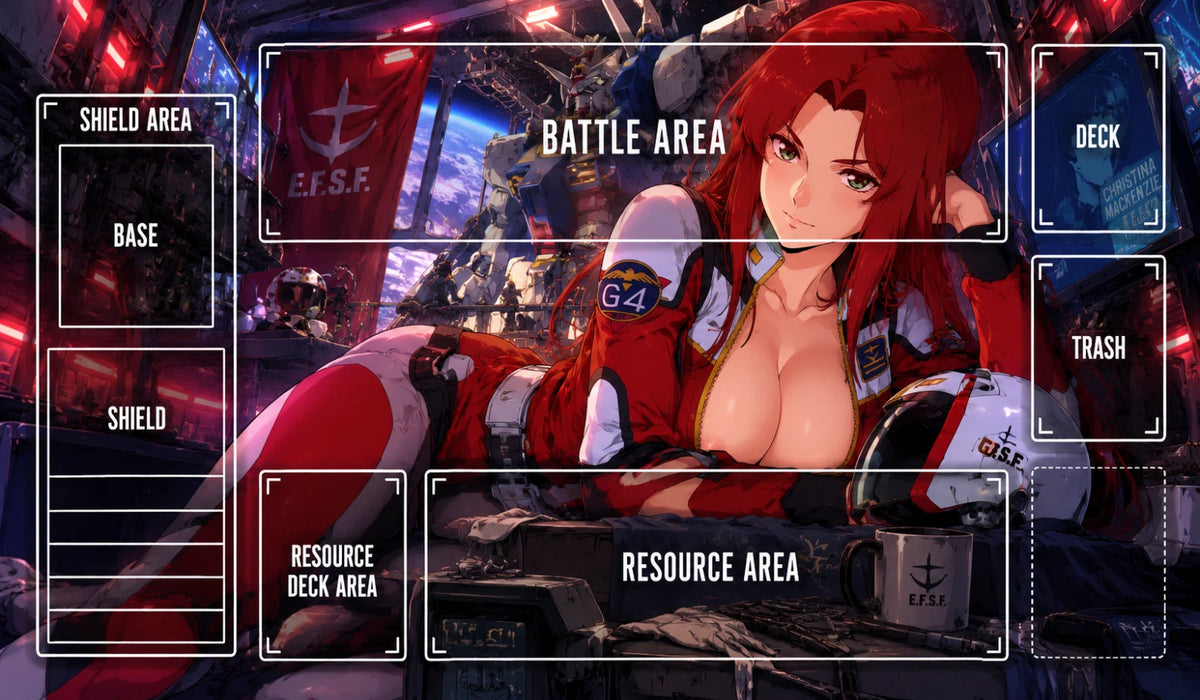Gundam TCG Playmat Christina Mackenzie 2