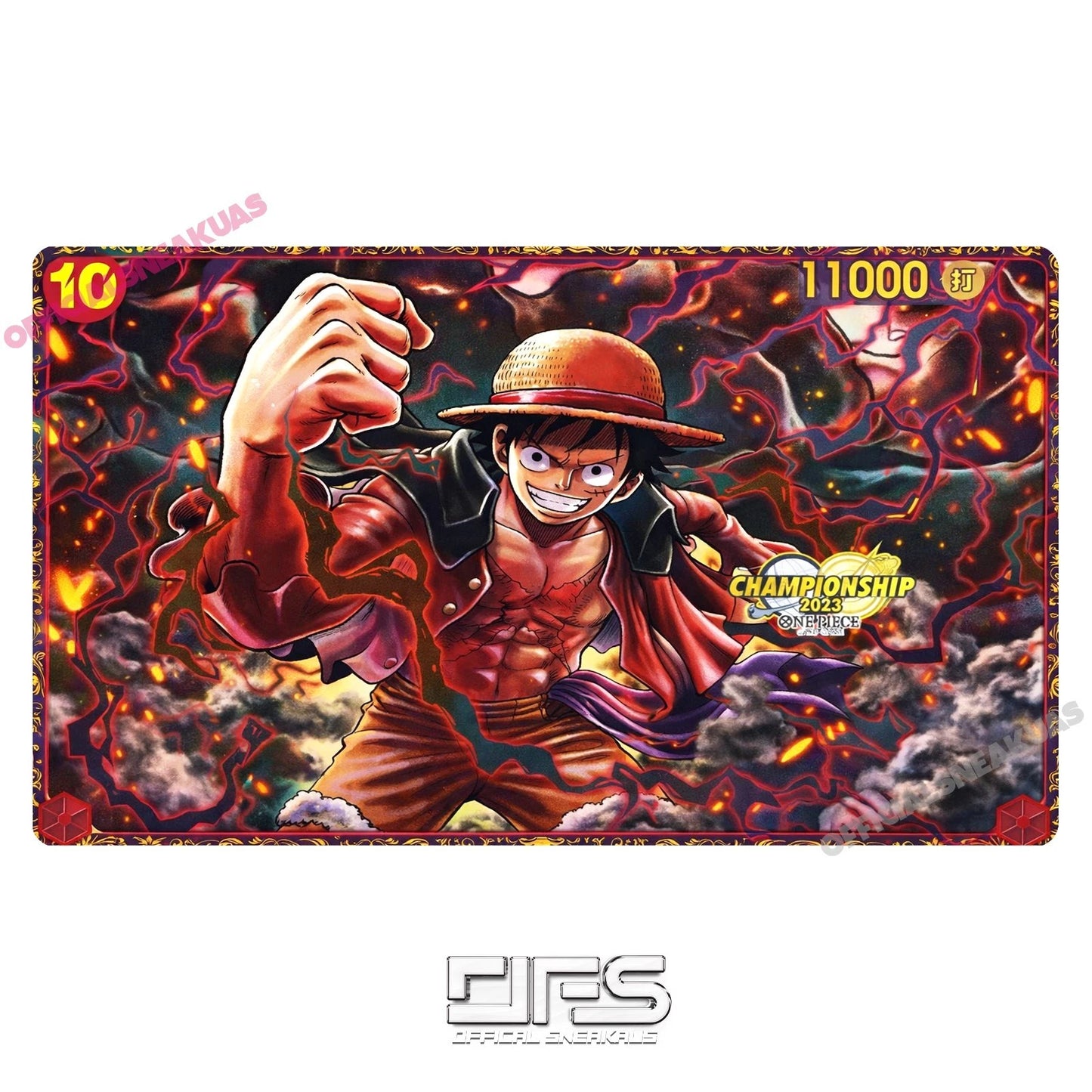 One Piece TCG Play Mat Luffy Championship