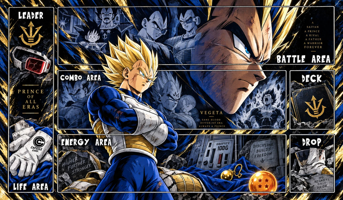 Dragonball Playmat TCG: Prince Vegeta