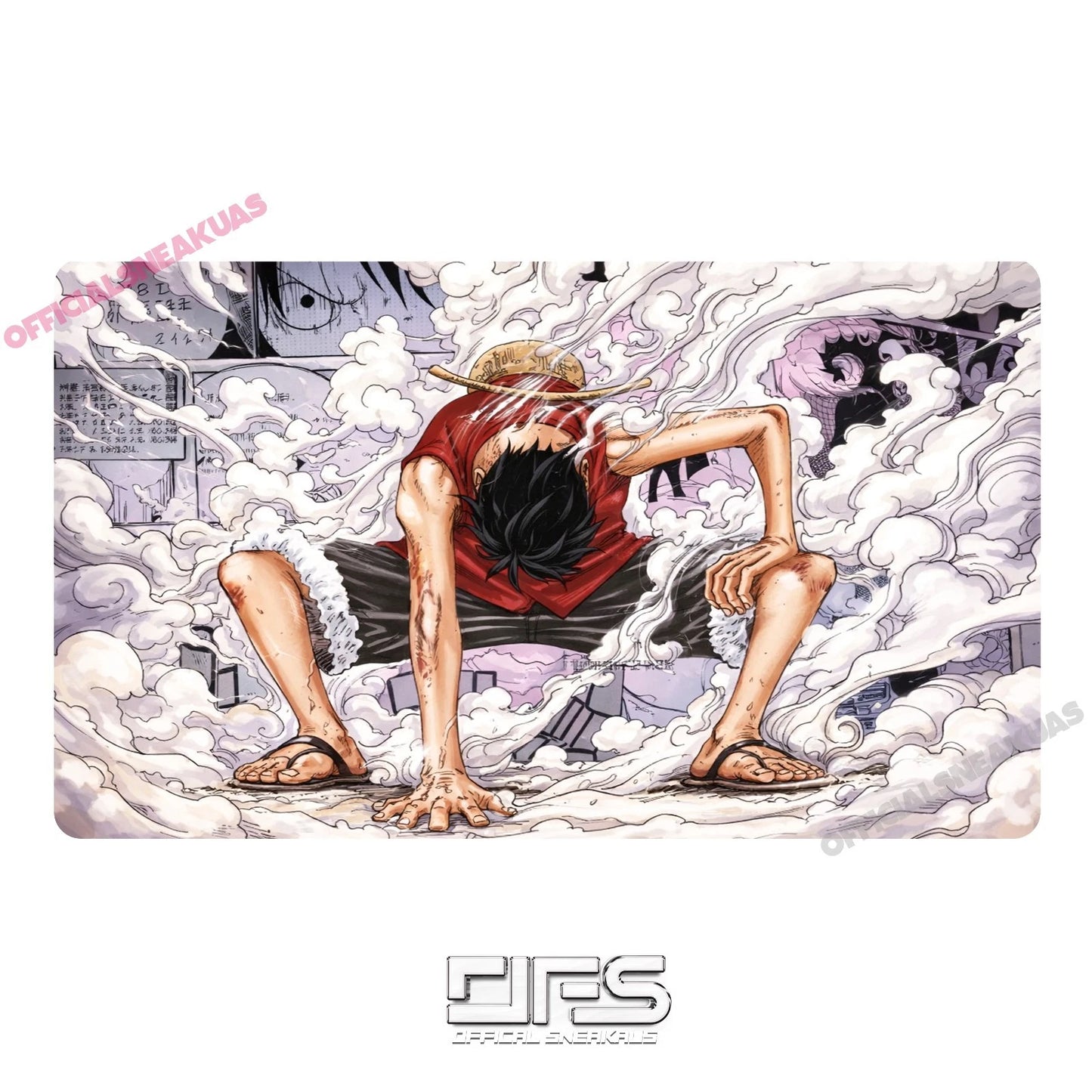 One Piece TCG Play Mat Manga luffy V2