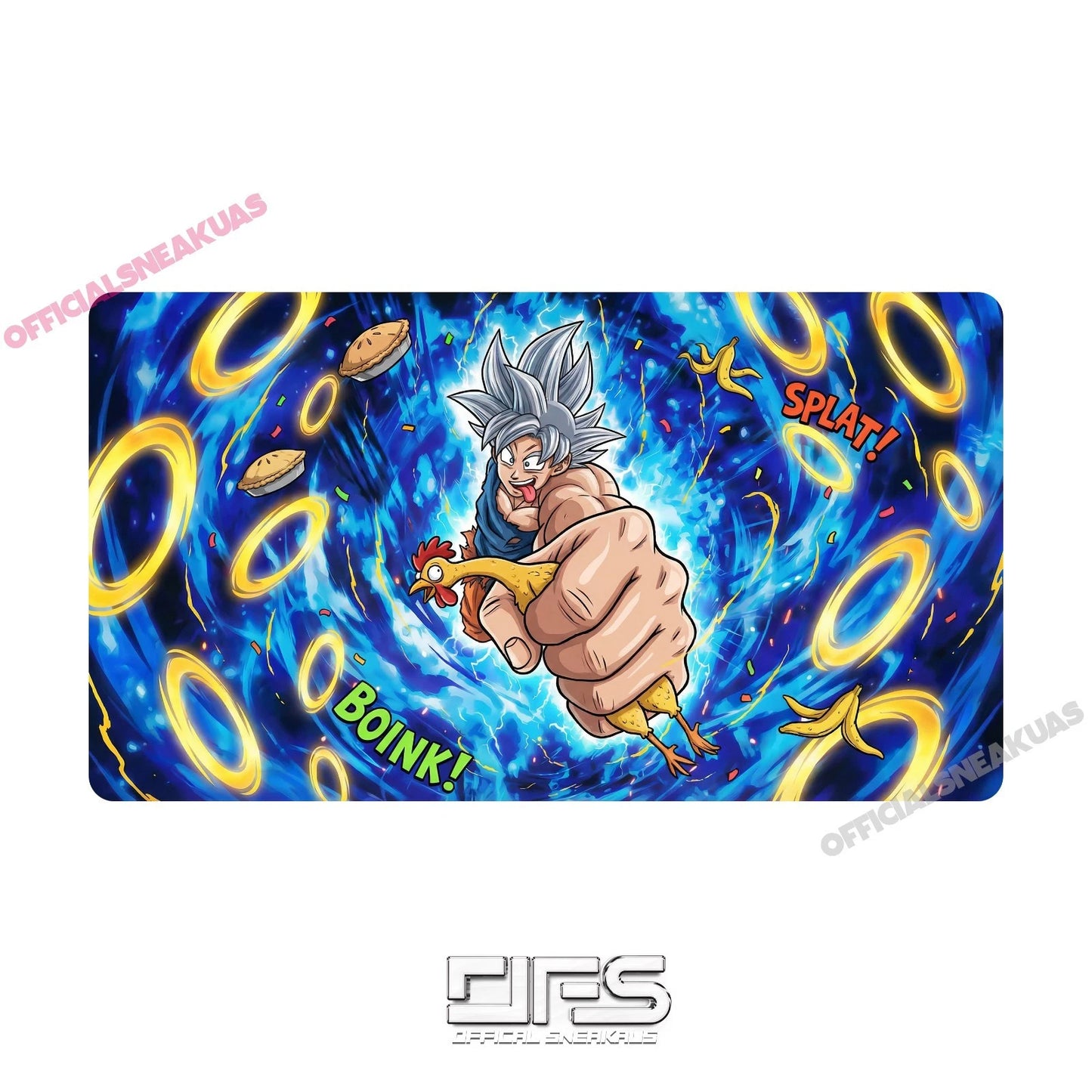 Dragon ball play mat goku chicken