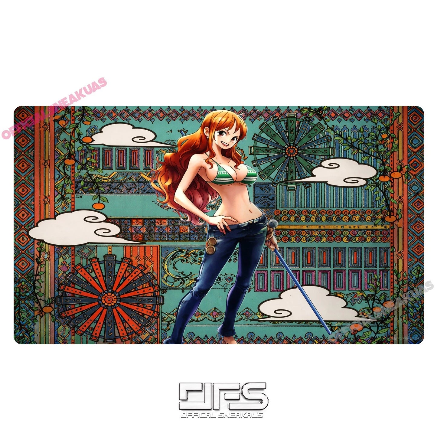 One Piece TCG Play Mat Nami op01