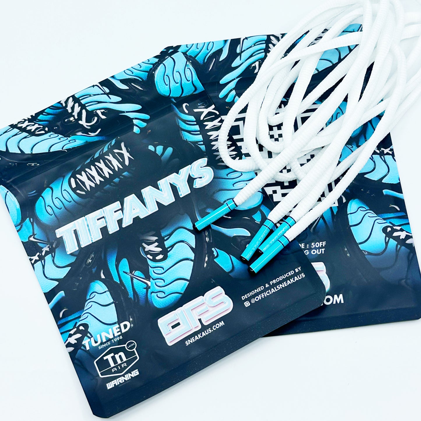 TN Laces Tuned Air Since 1998 Replacement Laces "TIFFANYS" LIMITED