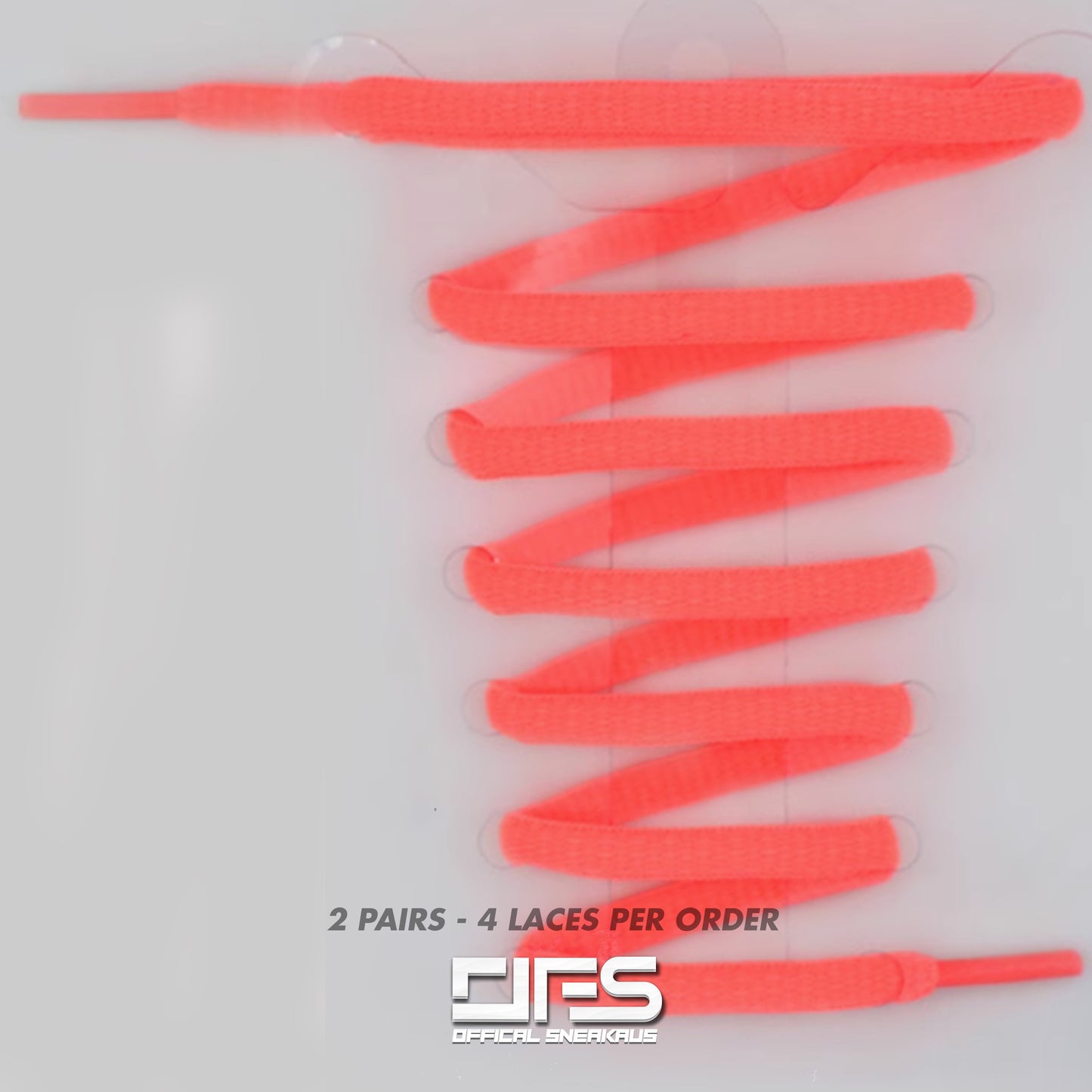 Oval Laces - ASICS / TN Laces 'Water Melon' (2 For 1)