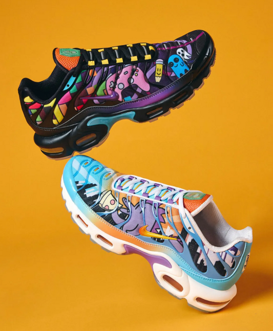 Nike Air Max Plus “Doernbecher” by Sergio Cano-Marquez Blends Gaming, Art & NYC Energy