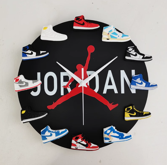 Mini Sneaker Clock : AJ1-12 ( 2D )