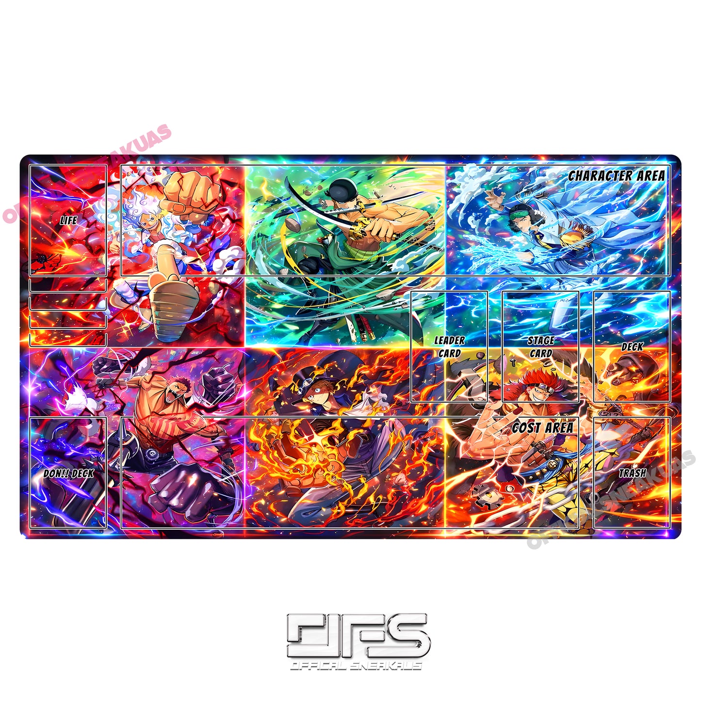 One Piece TCG Play Mat Starter Deck Style