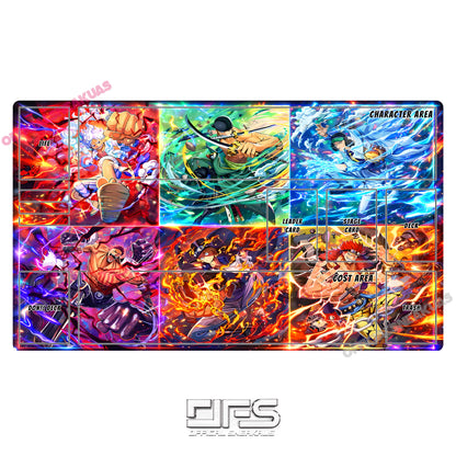 One Piece TCG Play Mat Starter Deck Style
