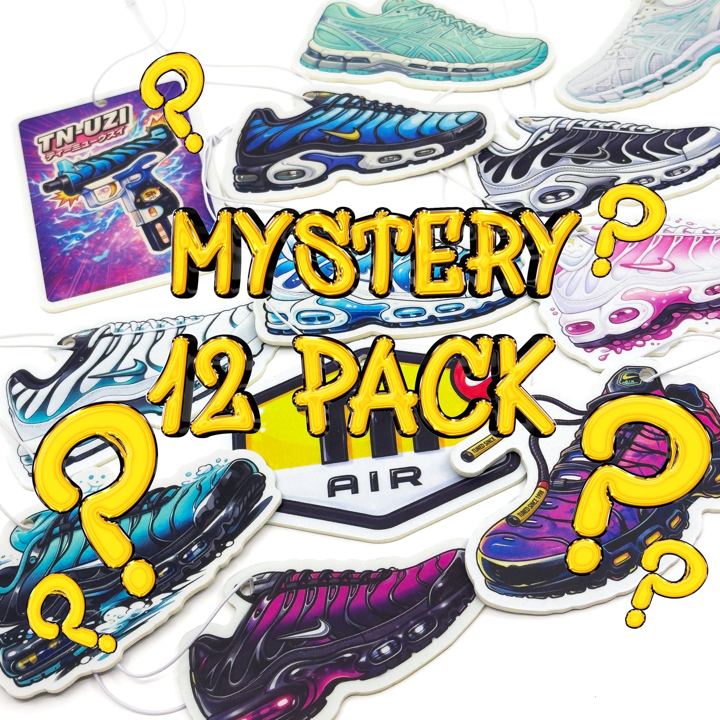 Air Fresheners : 12x (ASSORTED MYSTERY PACK) + 2 Bonus FREE Air Fresheners