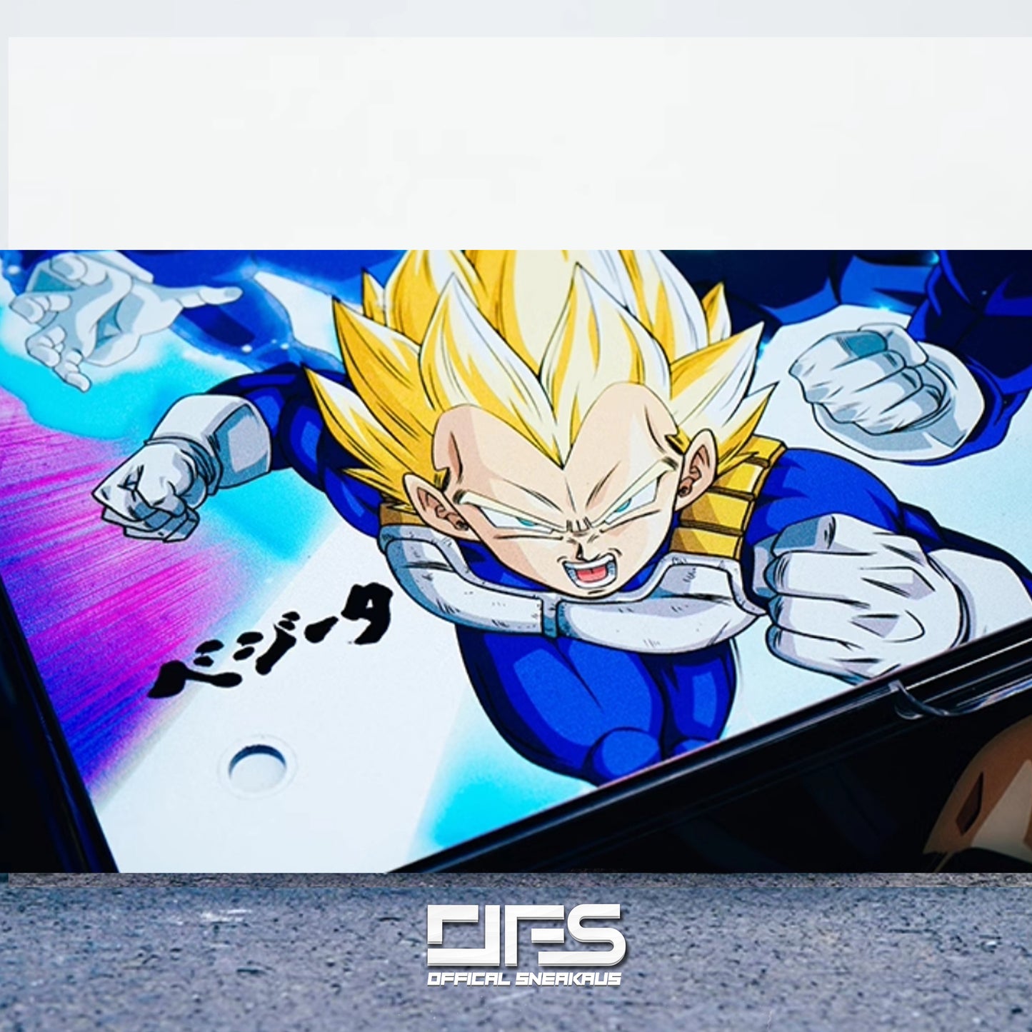 Custom Sneaker Storage Box : DBS Vegeta Blue