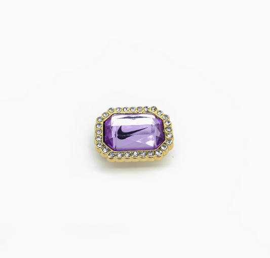 2PC Pearl Swoosh Logo Shoe Lace Buckle