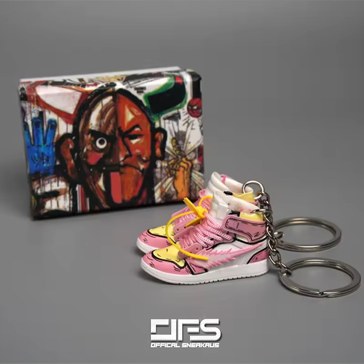 DBZ Air Jordan Sneaker Keychain : Rose Goku