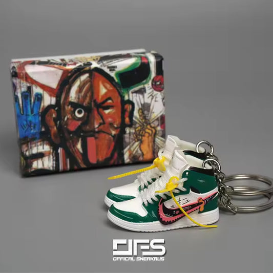 Air Jordan Sneaker Keychain : One Piece ZORO Inspired