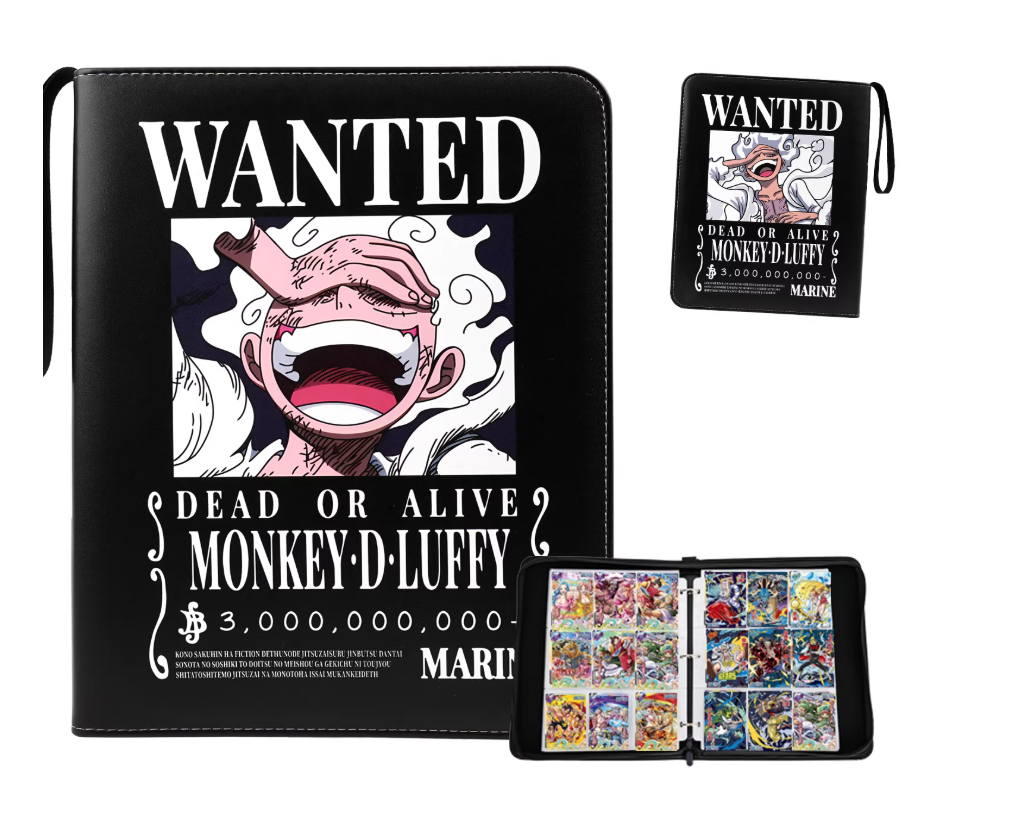One Piece TCG Binder : WANTED LUFFY