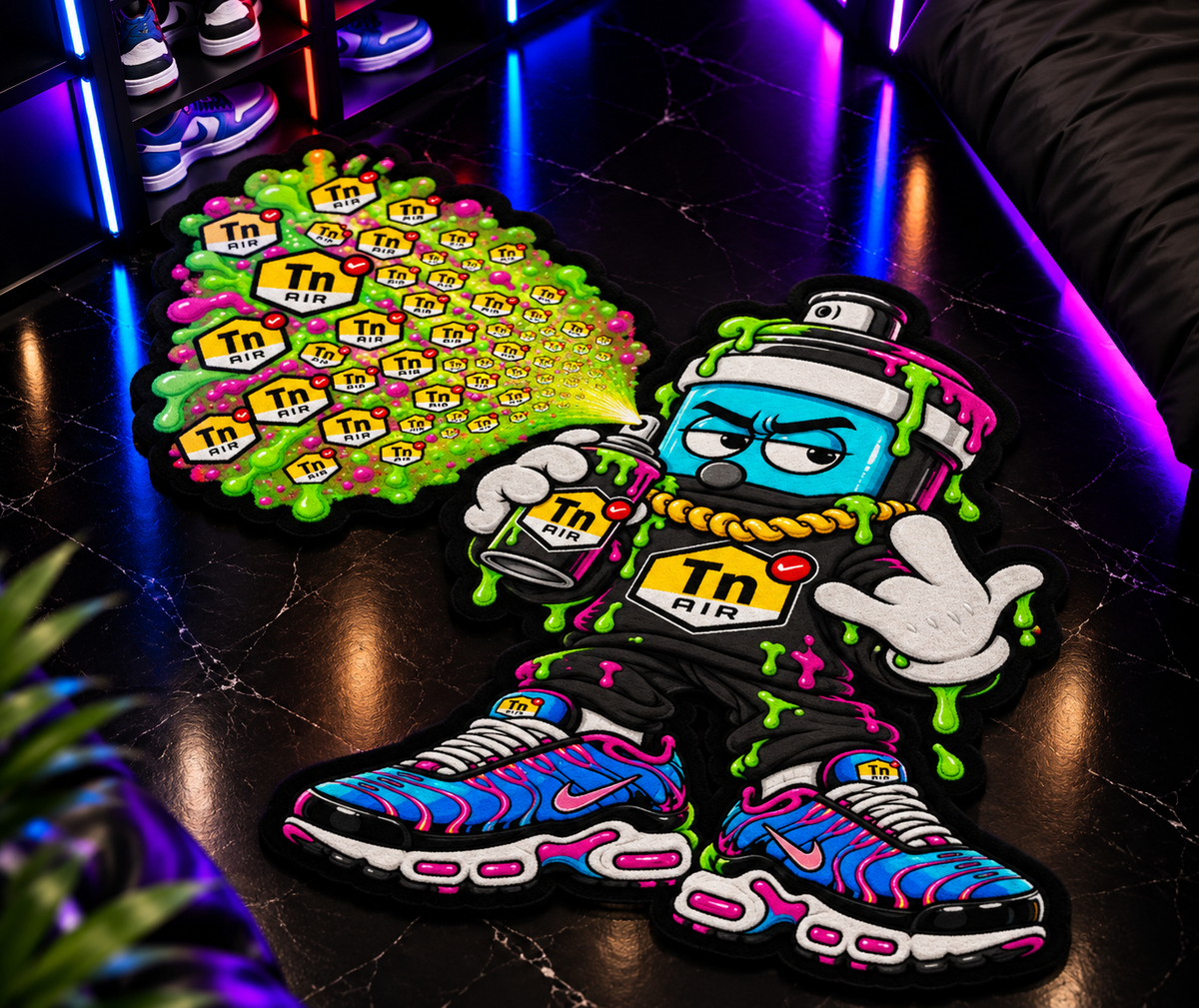 GRAFFITI CAN V2 RUG