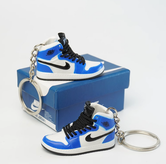 Sneaker Keychain : AJ1 Blue