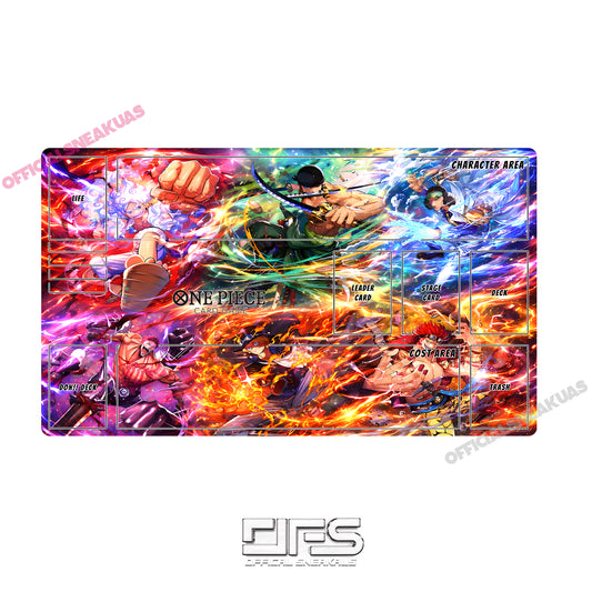 One Piece TCG Play Mat Starter Deck Style