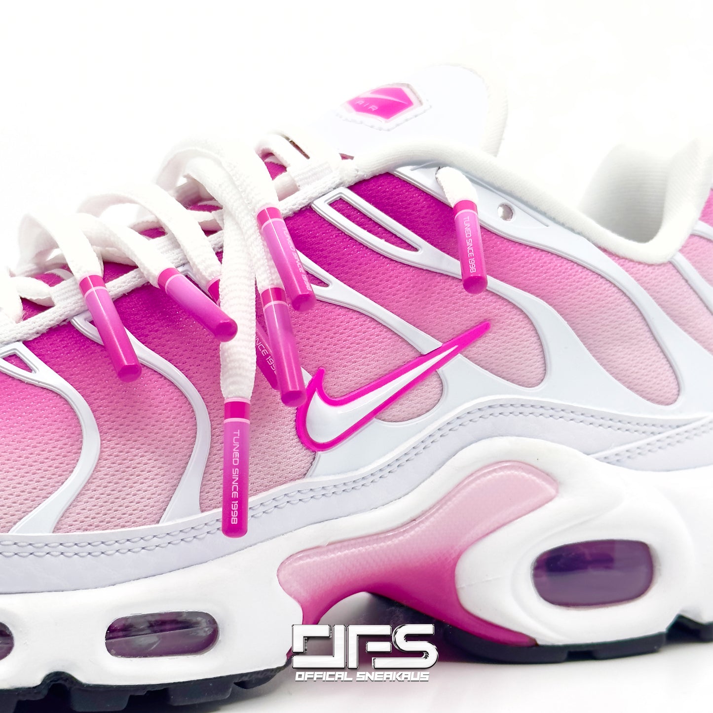 TN Laces Tuned Air Since 1998 Replacement Laces "Pink Fades"